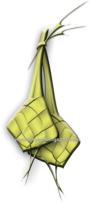 Traditional Ketupat Illustration PNG Image