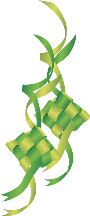 Traditional Ketupat Vector Illustration PNG Image