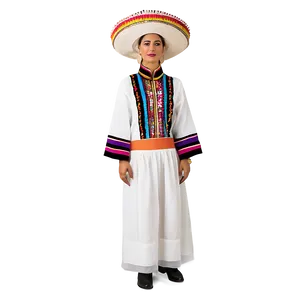 Traditional Mexican Dress Png 06112024 PNG Image