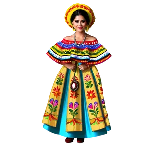 Traditional Mexican Dress Png Bec PNG Image