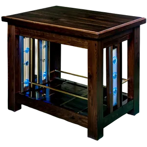 Traditional Oak Bar Table Png Pfe34 PNG Image