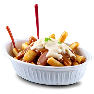 Traditional Poutine With Gravy Png Hlr17 PNG Image