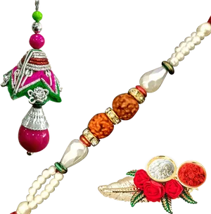 Traditional Rakhi Festival Accessories PNG Image