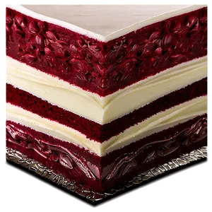 Traditional Red Velvet Cake Png Ury PNG Image