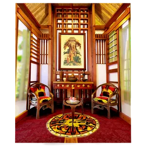 Traditional Room Setting PNG Apy PNG