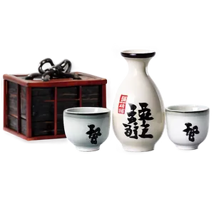 Traditional Sake Set Png Xsk PNG Image