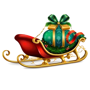 Traditional Santa Sleigh Png 32 PNG Image