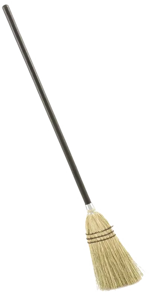 Traditional Sweeping Broom PNG Image