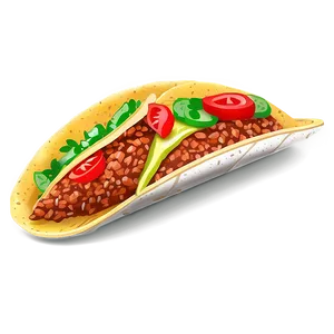 Traditional Taco Clipart Png 06262024 PNG Image