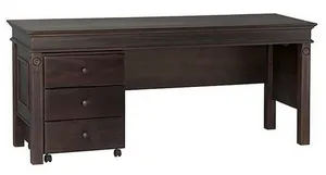 Traditional Wooden Deskwith Drawers.jpg PNG Image