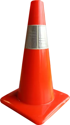 Traffic Cone Isolatedon Gray Background.png PNG Image