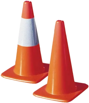 Traffic Cones Safety Equipment PNG Image