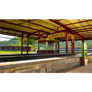 Train Station In The Countryside Png 5 PNG Image