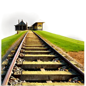 Train Station Tracks Png 81 PNG Image