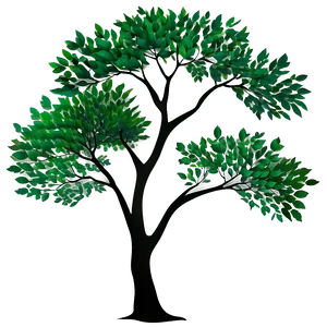 Tranquil Tree Silhouette Png Tmb73 PNG Image