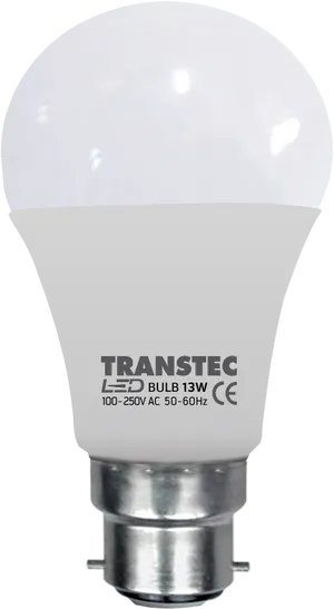 Trans Tec L E D Light Bulb13 W PNG Image