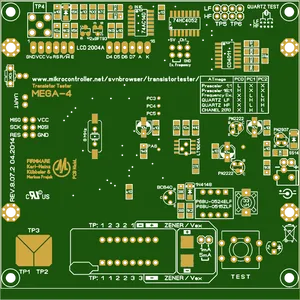 Transistor Tester P C B Design PNG Image