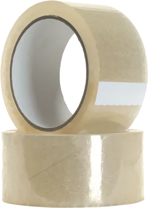 Transparent Adhesive Tape Rolls PNG Image