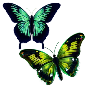 Transparent Green Butterfly Drawing Png 42 PNG Image