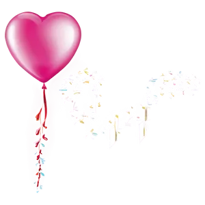 Transparent Heart Balloon Png Yke PNG Image