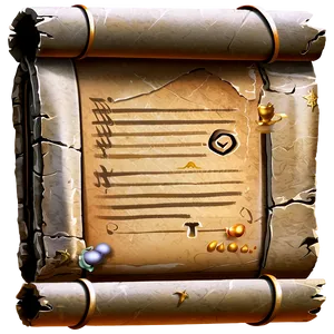 Treasure Map Scroll Png Ads PNG Image