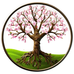 Tree Of Life In Spring Blossom Png Dfh PNG Image