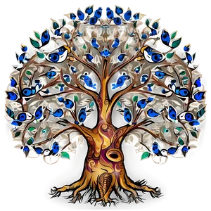 Tree Of Life With Birds Png 59 PNG Image