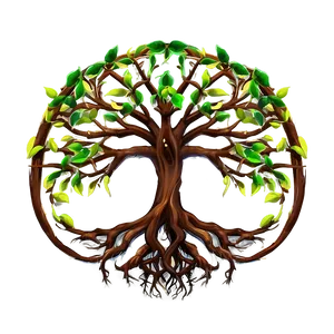 Tree Of Life With Roots Visible Png Cww PNG Image