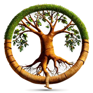 Tree Of Life With Roots Visible Png Hnw PNG Image