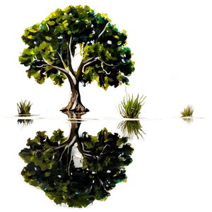 Tree Reflection Png Ptp4 PNG Image