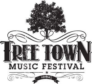 Tree Town Music Festival Logo PNG Image