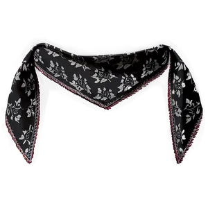 Trendy Black Bandana Png 06122024 PNG Image