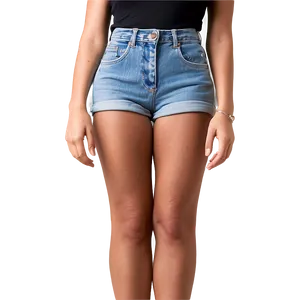 Trendy High-waisted Jorts Png Hmv49 PNG Image