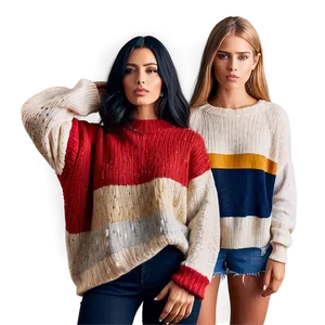 Trendy Oversized Sweaters Png 25 PNG Image