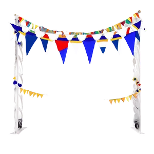 Triangle Banner For Festivals Png Yjt PNG Image