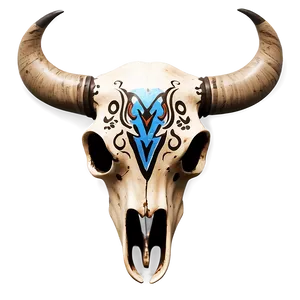 Tribal Bull Skull Design Png Jnn60 PNG Image