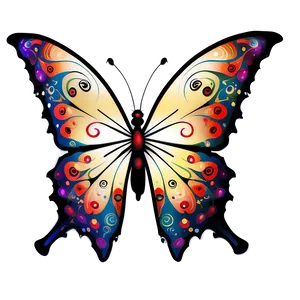 Tribal Butterfly Tattoo Png Rmr47 PNG Image