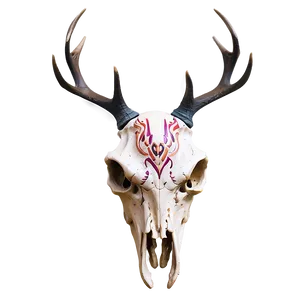 Tribal Deer Skull Drawing Png Umk19 PNG Image