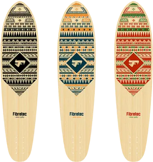 Tribal Design Skateboards PNG Image