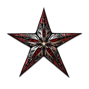 Tribal Star Tattoo Png 06262024 PNG Image