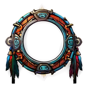 Tribal Token Border Artwork Png Fsi PNG Image