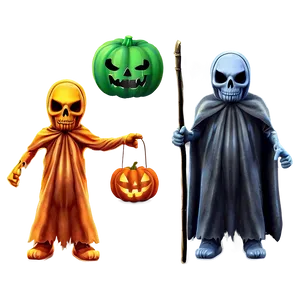 Trick Or Treat Spooky Spirits Png Kat PNG Image