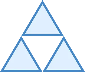 Triforce Symbol Illustration PNG Image