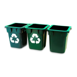 Triple Recycling Bin Png 54 PNG Image