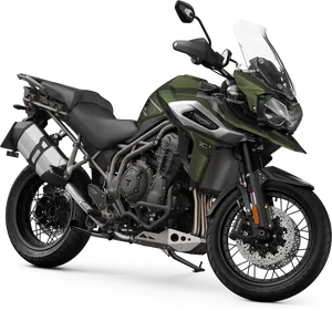 Triumph Tiger Adventure Motorcycle PNG Image