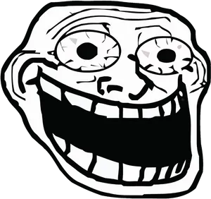 Trollface Meme Graphic PNG Image