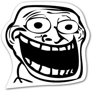 Trollface Meme Icon PNG Image