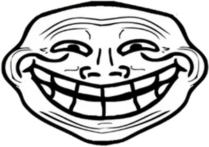 Trollface Meme Icon PNG Image