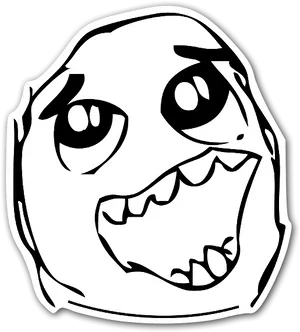 Trollface_ Meme_ Vector PNG Image