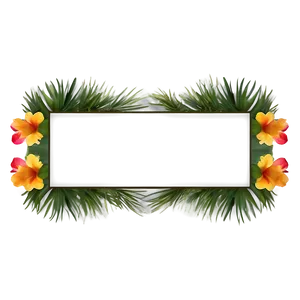 Tropical Border Png Ymd38 PNG Image